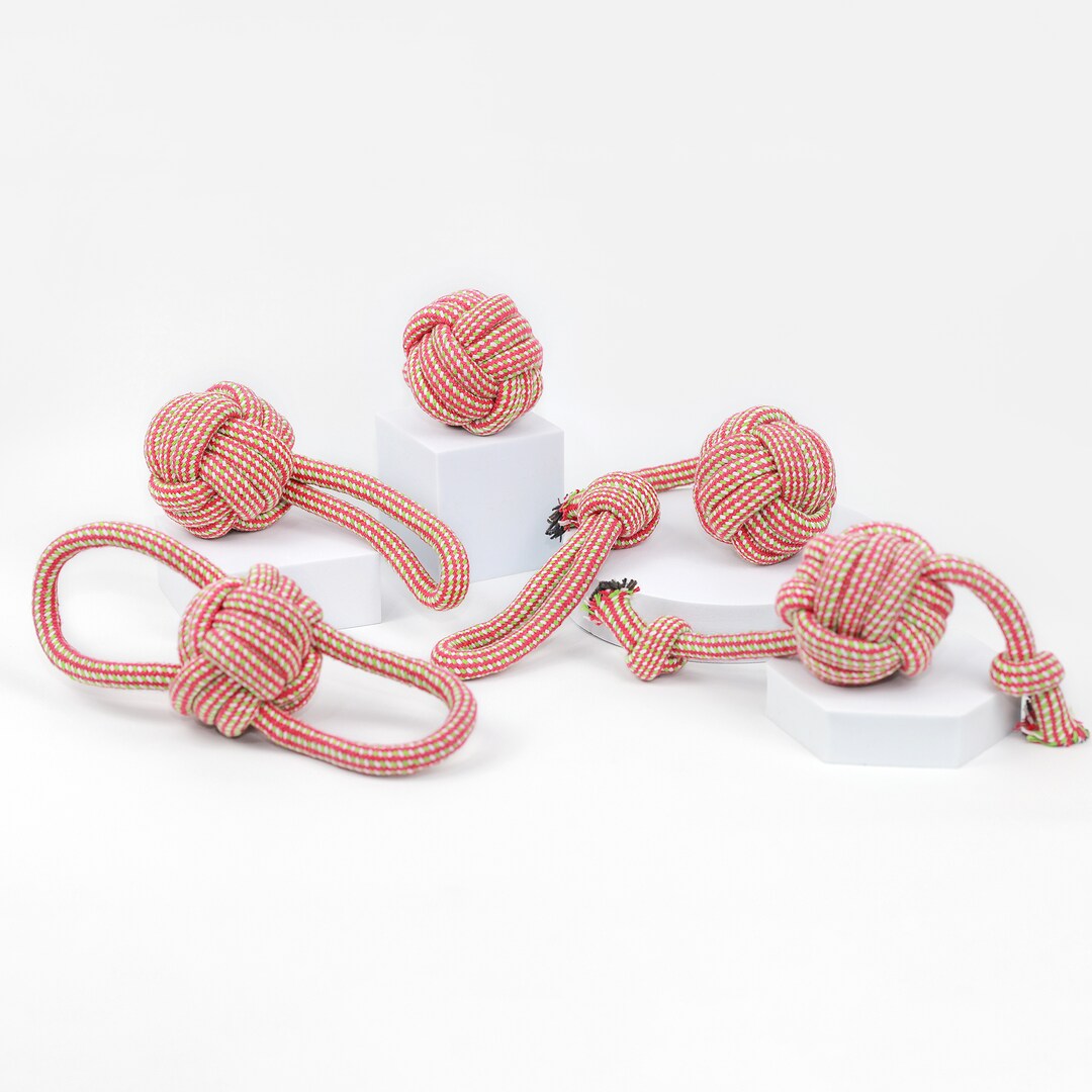 Rose Red Large Tug of War Toys 5PC Set for Aggressive Dogs, Handmade Rope Dog Toys, Eco-friendly Dog Toys, Tug War Dog Toys, Gifts For Dogs | MakerPlace by Michaels Rose Red Large Tug of War Toys 5PC Set for Aggressive Dogs, Handmade Rope Dog Toys, Eco-friendly Dog Toys, Tug War Dog Toys, Gifts For Dogs | MakerPlace by Michaels